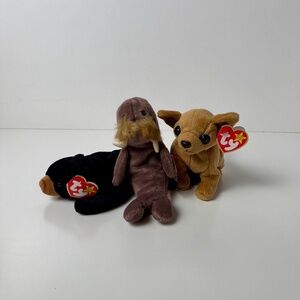 Vintage Beanie Babies – Blackie, Jolly, & Tiny - Collectables